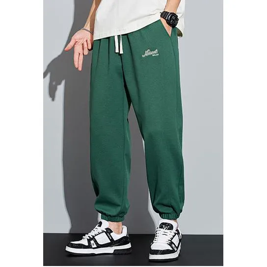 Tapered Knitted Sports Elastic Waist Sweatpant