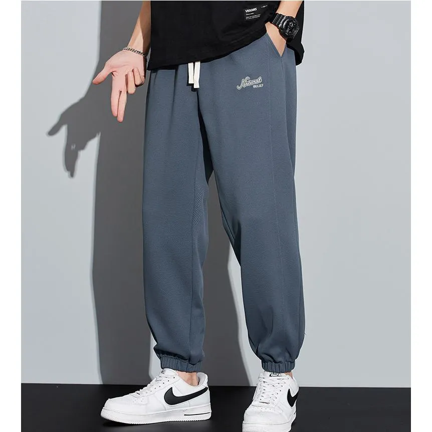 Tapered Knitted Sports Elastic Waist Sweatpant