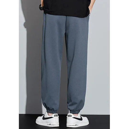 Tapered Knitted Sports Elastic Waist Sweatpant