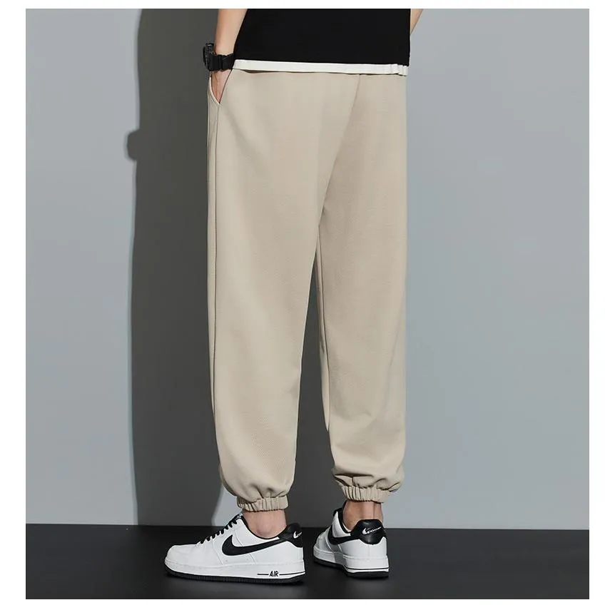 Tapered Knitted Sports Elastic Waist Sweatpant