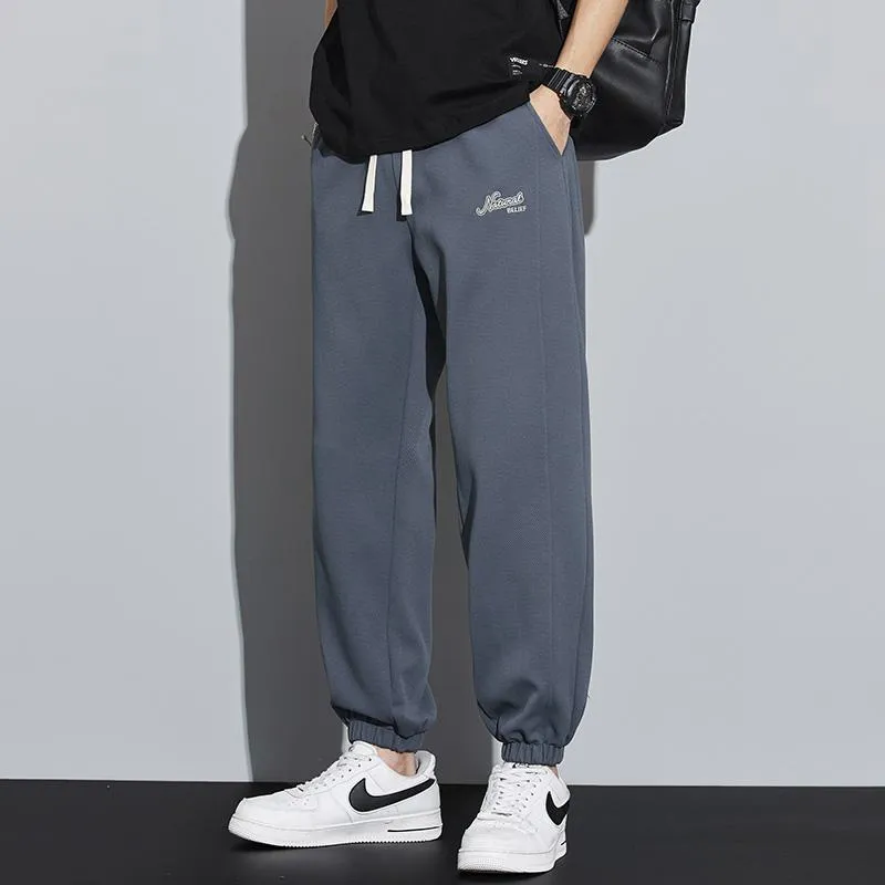 Tapered Knitted Sports Elastic Waist Sweatpant