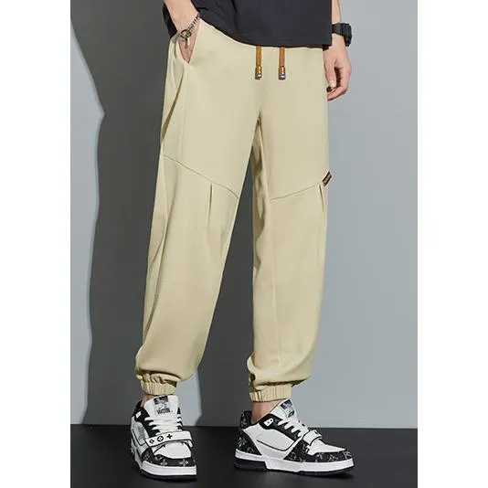 Tapered Loose Fit Patchwork Versatile Sweatpant