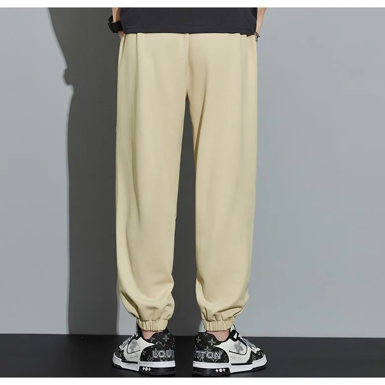 Tapered Loose Fit Patchwork Versatile Sweatpant