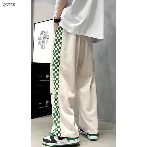 Tapered Loose Fit Sports Knitted Street Style Sweatpant