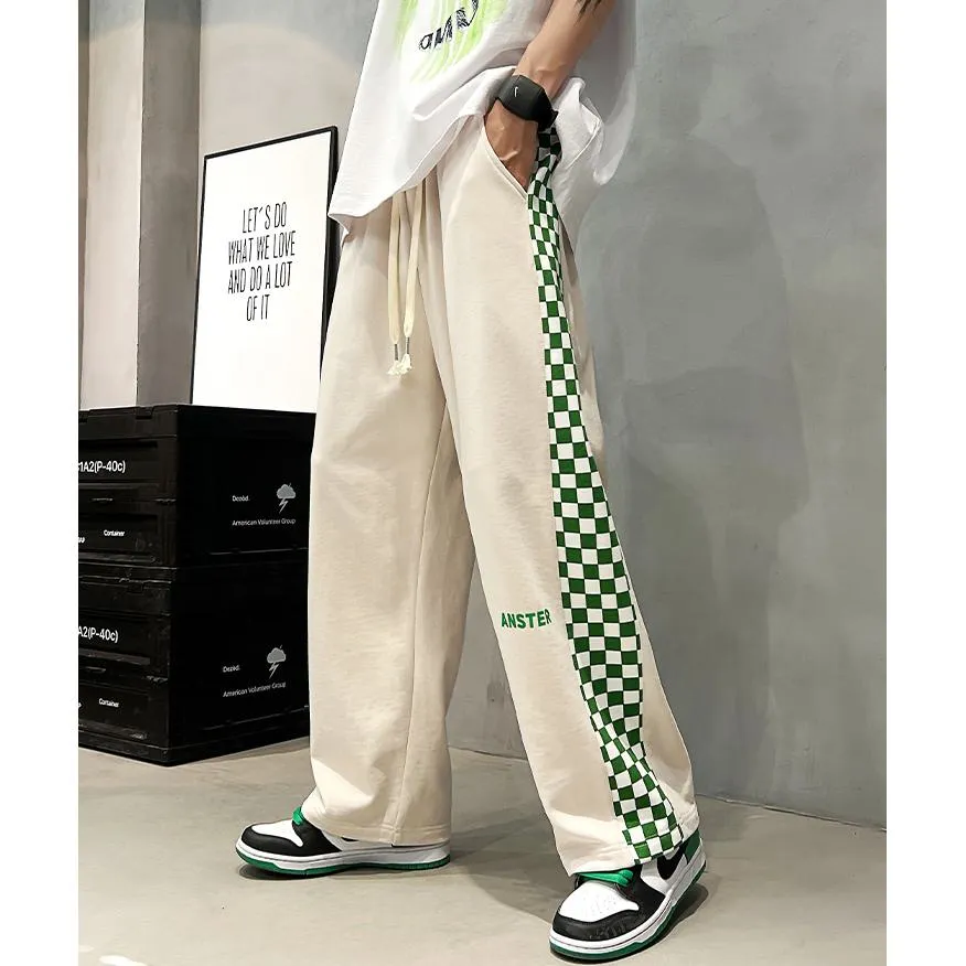 Tapered Loose Fit Sports Knitted Street Style Sweatpant