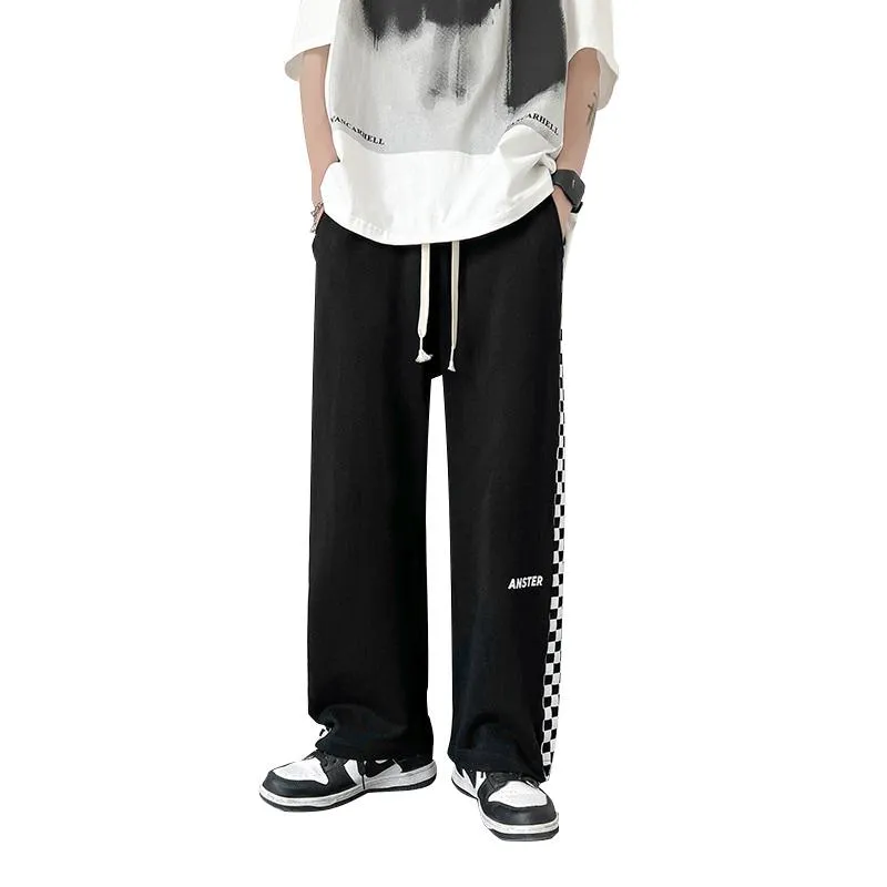 Tapered Loose Fit Sports Knitted Street Style Sweatpant