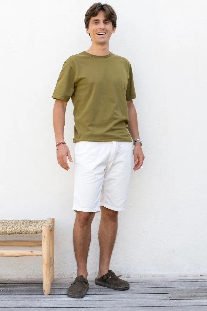 Tee shirt en coton bio ANTOINE vert bronze