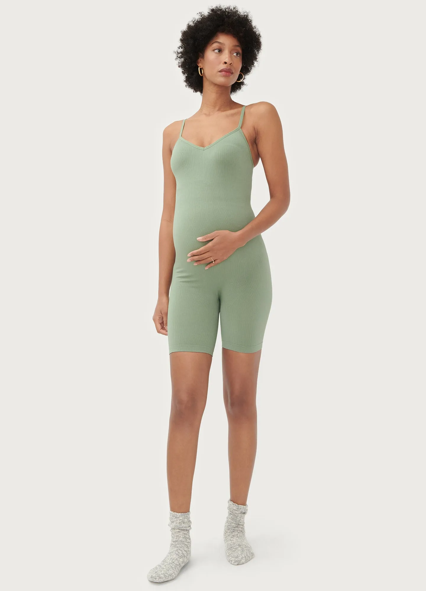 The Body Rib Unitard Short