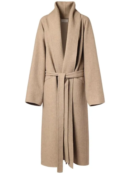 The Row   Laguna soft cashmere blend long coat 