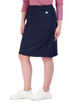 Travel Skirt 22"-Navy Blazer