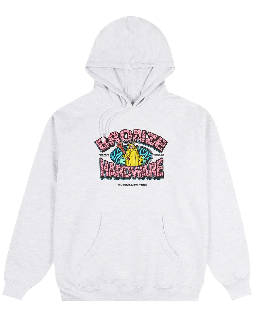 Troglodyte Hoodie - Heater Grey