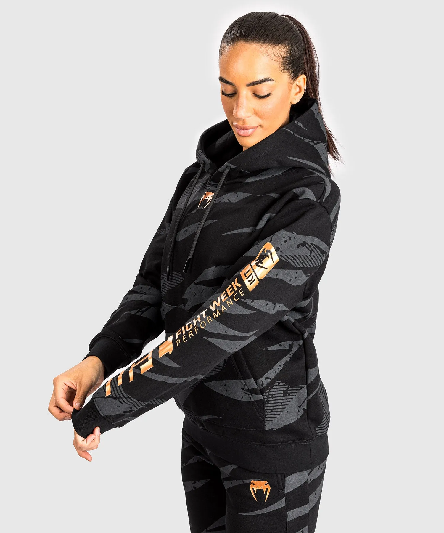 UFC Adrenaline by Venum Fight Week Women’s Pullover Hoodie - Urban Camo