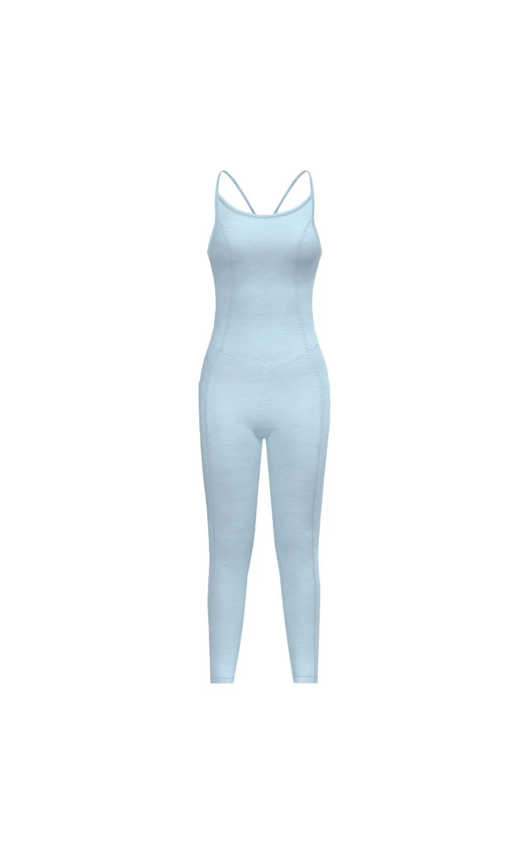 Vitality Daydream Stitch Jumpsuit - Raindrop