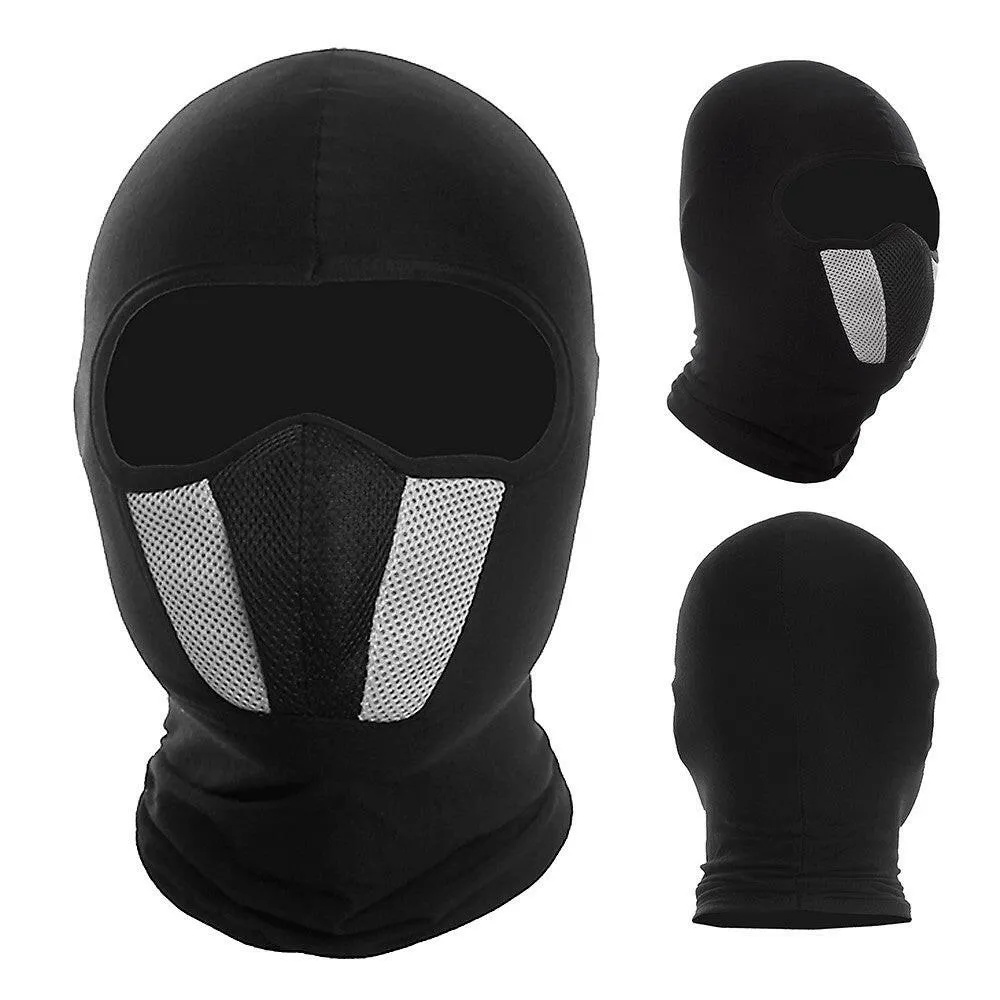 Windproof Dustproof Full Face Mask Balaclava Hood Helmet Liner for Cycling Motorcycle Outdoor Sports