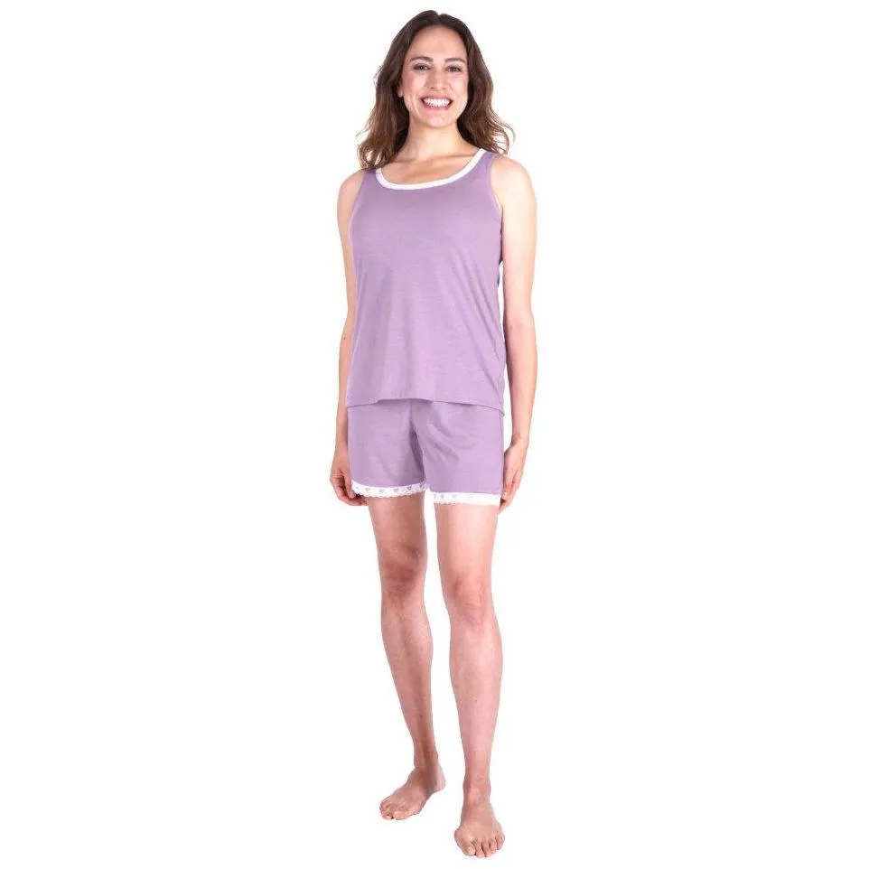 Women's Moisture Wicking Shorty Pajama Set