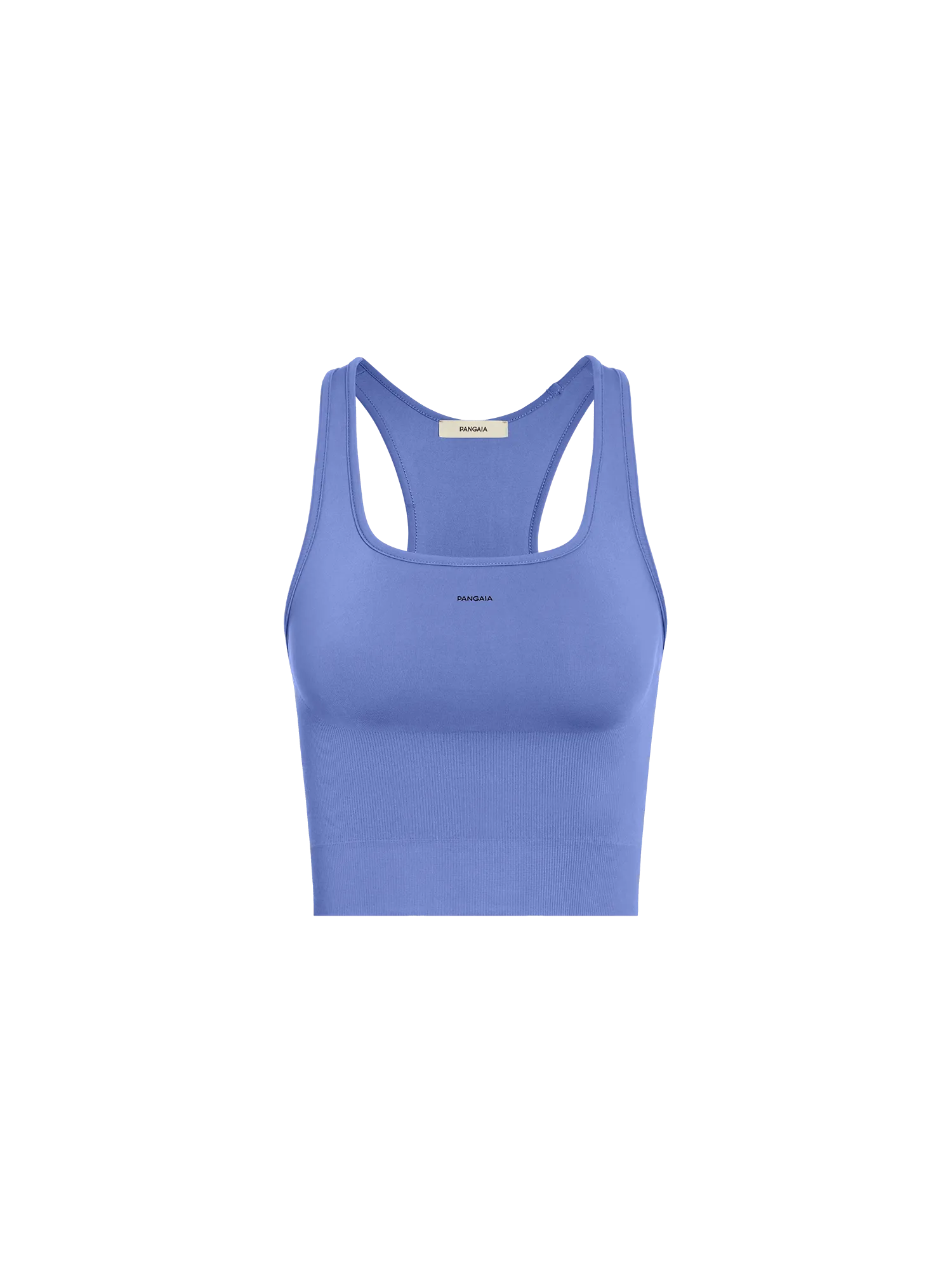 Women's Plant-Stretch Compressive Ribbed Tank Top—Iris Purple