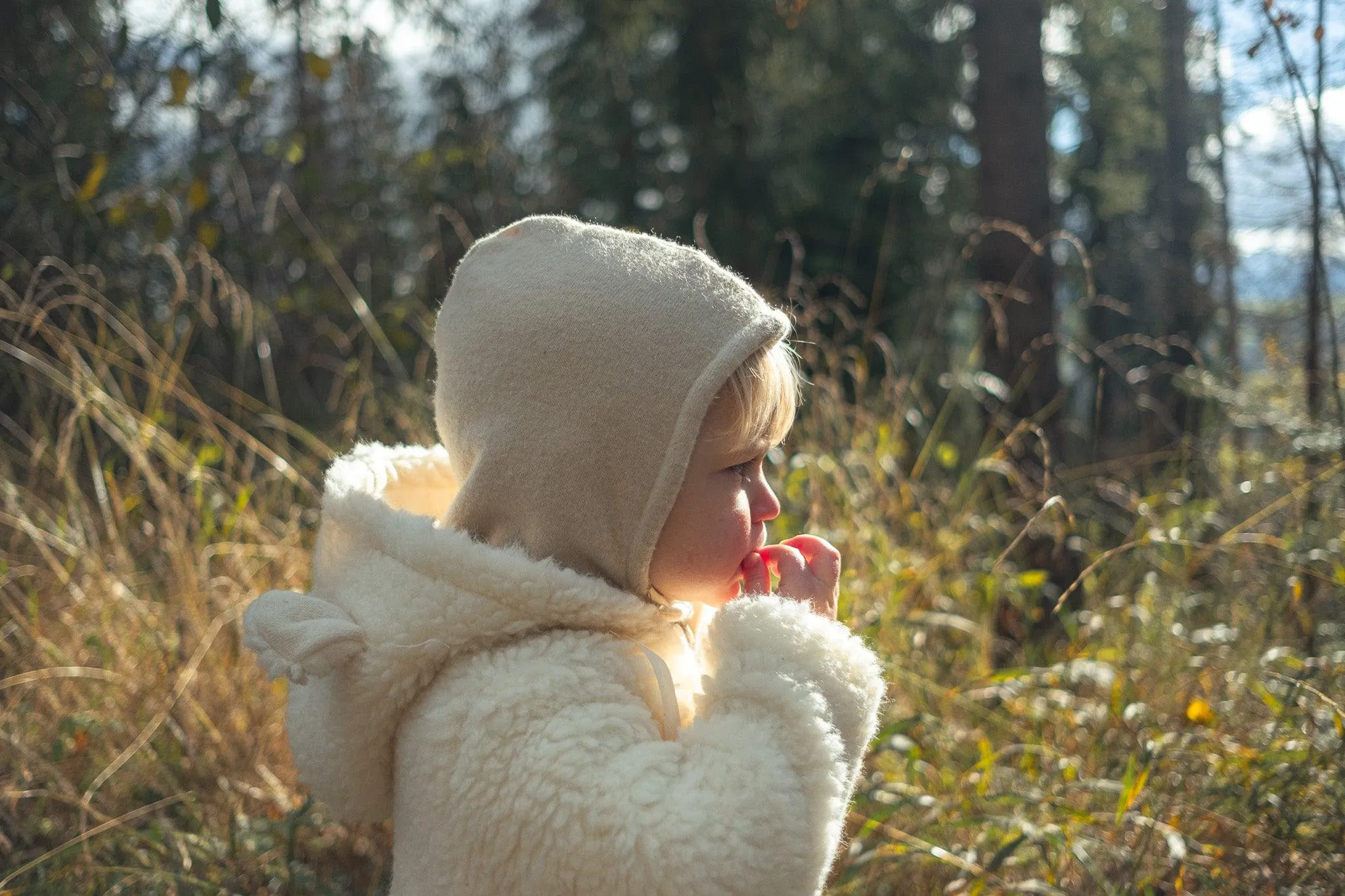 Woolen Balaclava - White