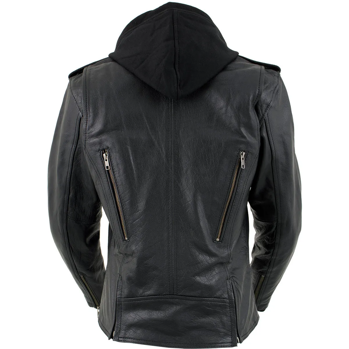 Xelement XS2516 Women's Black ‘Madame’ Hooded and Vented Motorcycle