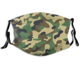 Xpayzere  Camouflage Print Face Mask