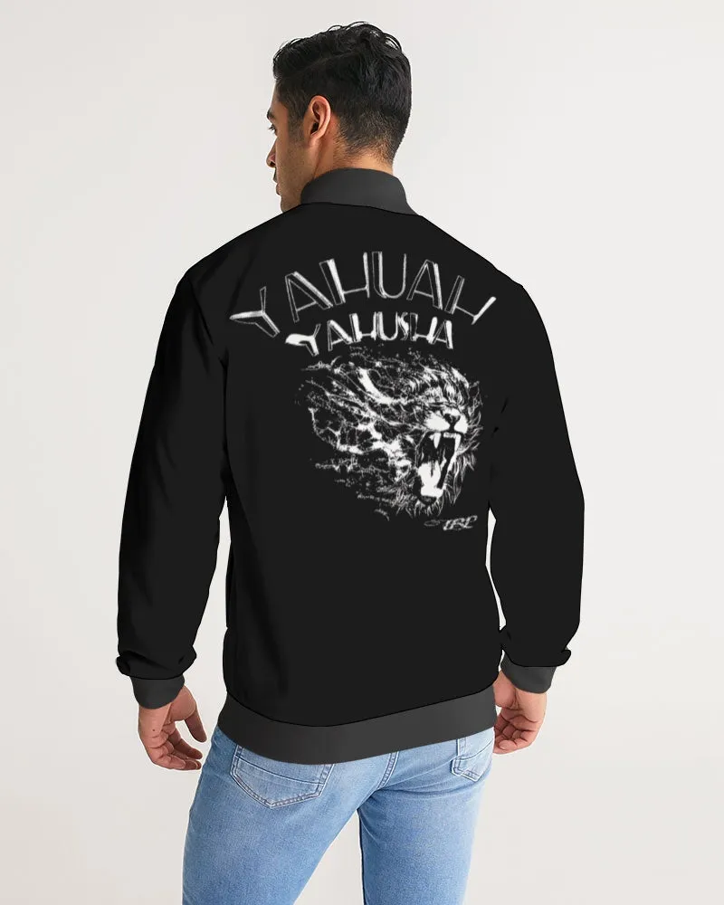 Yahuah Yahusha 01-07 Men's Designer Stripe Sleeve Track Jacket