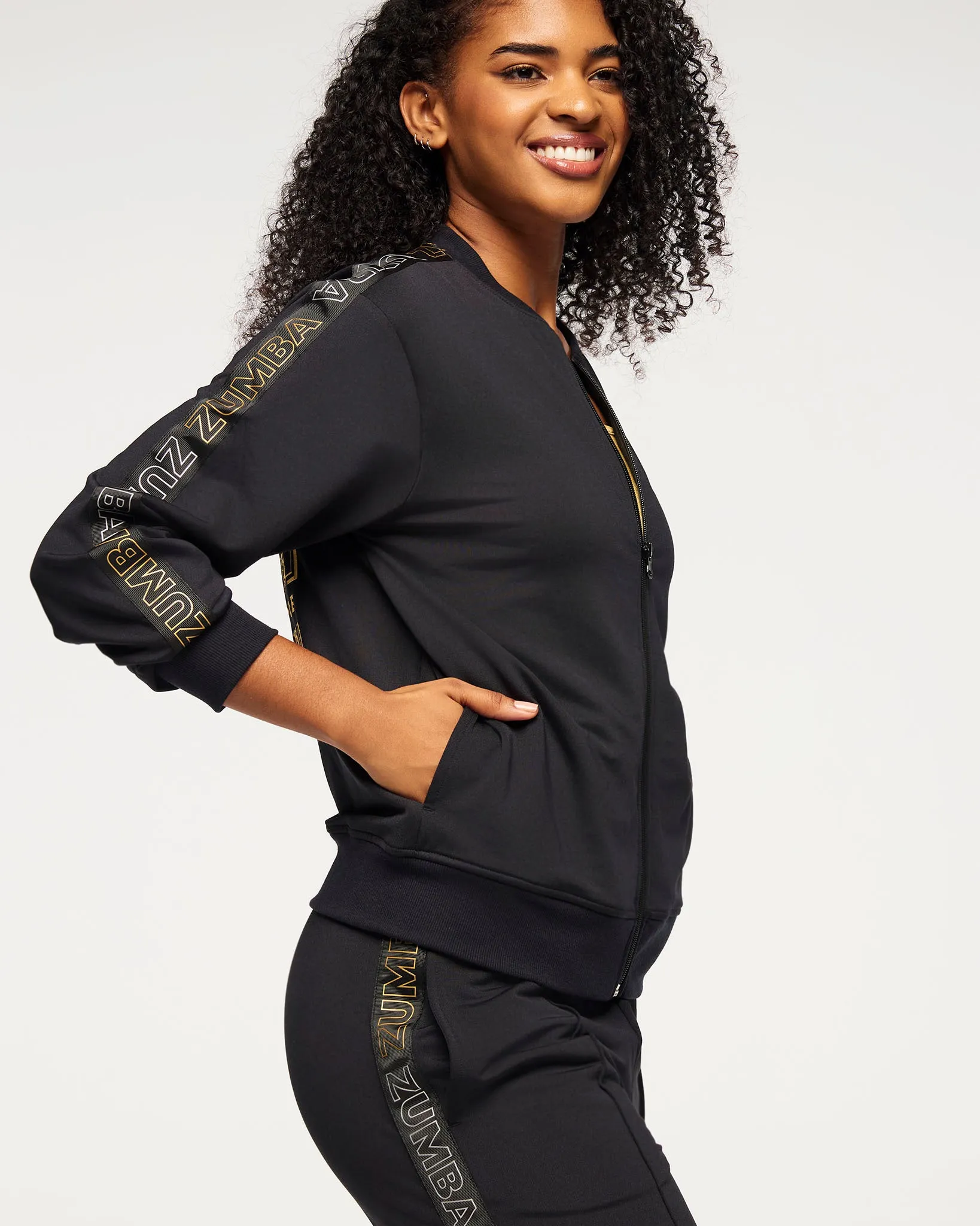 Zumba Runway Knit Track Jacket